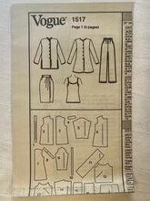 Vogue 1517 UNCUT Suit Sizes 12-16