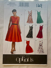 Vogue Easy V8020 UNCUT Misses Dress Sizes 6-10