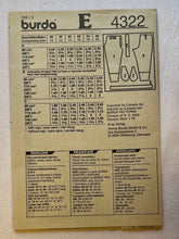 Burda 4322 UNCUT Adult Pants Sizes 10-20