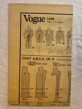 Vogue Basic Design 1446 UNCUT Coat Sizes 8-12
