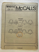 McCall's M4914 Sewing Pattern PARTIALLY CUT Girls' Skirts Sizes 7, 8, 10