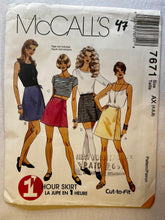 McCall's 7671 PARTIALLY CUT Adult Skirts Sizes 4-8