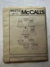 McCall's M6273 Pattern CUT Girl's Dress Size 10