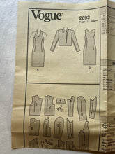 Vogue Ralph Lauren 2893 PARTIALLY CUT Misses Dress Sizes 12-16