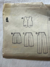 Burda 9990 Sewing Pattern PARTIALLY CUT Childrens' Vest & Pants Sizes 2-8