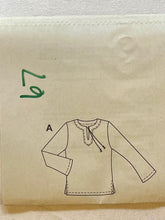 Burda 8461 UNCUT Blouse Misses Sizes 6-18 or Men's Sizes 34-44