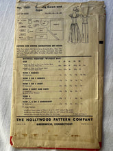 Hollywood Patterns 1501 CUT Misses Dress Size 12