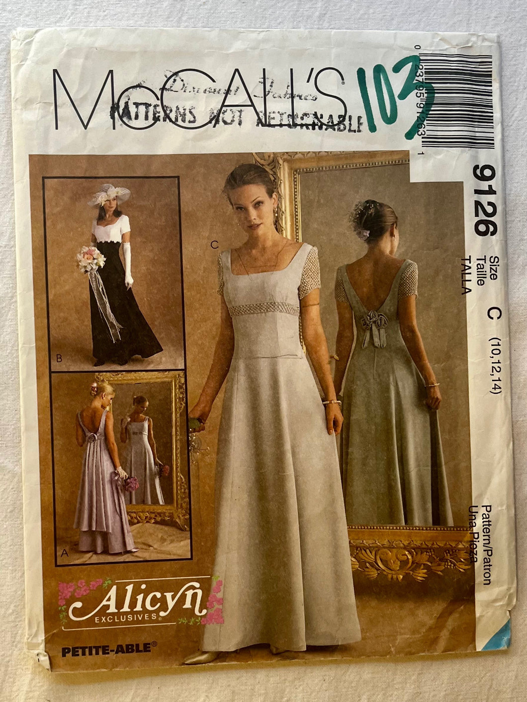 McCall's 9126 CUT Misses Dress Size 12 Wee Scotty McCall's 9126 CUT Misses Dress Size 12 Wee Scotty