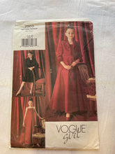 Vogue Girl Pattern 7503 PARTIALLY CUT Girls Dress & Jacket, Sizes 7, 8, 10