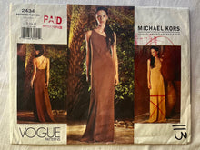 Vogue Michael Kors 2434 PARTIALLY CUT Misses Dress Sizes 8-12