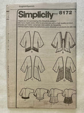 Simplicity 8172 UNCUT Blouse Sizes XXS-XXL