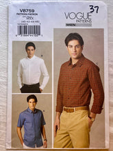 Vogue V8759 UNCUT Men's Wear Sizes 40-46