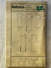Butterick 6531 PARTIALLY CUT Misses Dress Sizes 18-22