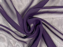 100% Silk Chiffon 45" Purple