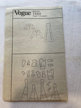 Vogue Girl Pattern 7503 PARTIALLY CUT Girls Dress & Jacket, Sizes 7, 8, 10