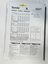 Burda 3037 Sewing Pattern UNCUT Childrens' Dress Sizes 6-11