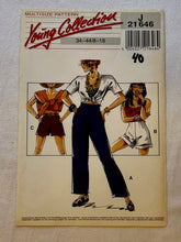 Neue Mode Young Collection J21646 UNCUT Adult Pants and Short Sizes 8-18