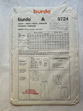 Burda 9724 Pattern UNCUT Girls Jacket and Pants Sizes 7-14