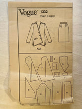 Vogue Geoffrey Beene 1332 UNCUT Suit Sizes 12-14