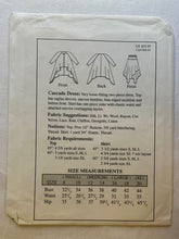 The Sewing Workshop Cascade Dress UNCUT Misses Dress Sizes SM-XL