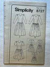 Simplicity 8727 UNCUT Formal Attire Sizes 8-12
