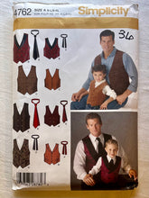 Simplicity 4762 PARTIALLY CUT Boys/Men's Wear Sizes S-L/S-XL