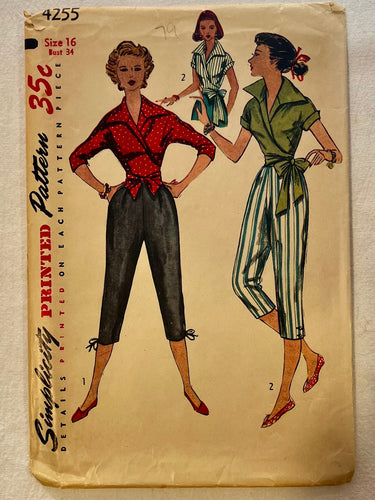 Simplicity 4255 CUT Blouse Size 16