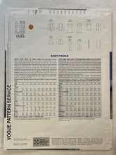 Vogue Go Silk 1545 UNCUT Suit Sizes 12-16