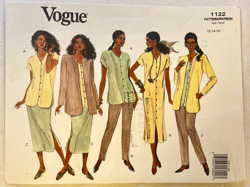 Vogue 1122 CUT Suit Size 16