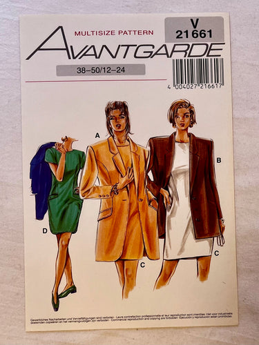 Avantgarde V21661 UNCUT Suit Sizes 12-24