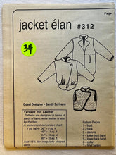 Design and Sew Jacket Elan #312 UNCUT Coat Sizes XS-XL