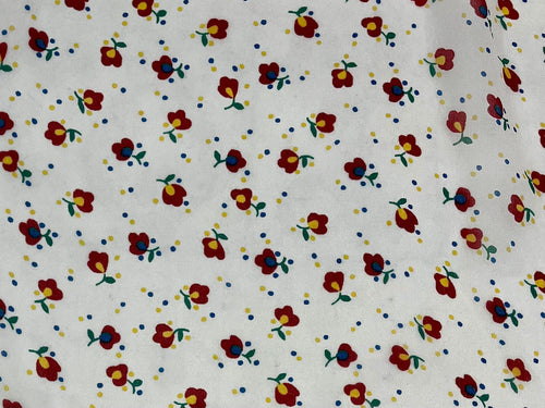 Primary Flowers Silk Chiffon 45