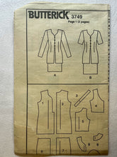 Butterick 3749 PARTIALLY CUT Misses Dress Sizes 12-16