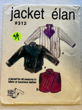 Design and Sew Jacket Elan #312 UNCUT Coat Sizes XS-XL