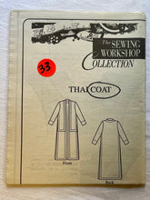 The Sewing Workshop Thai Coat UNCUT Coat Sizes XS-XXL