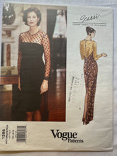 Vogue Scaasi 1285 UNCUT Misses Dress Sizes 12-16