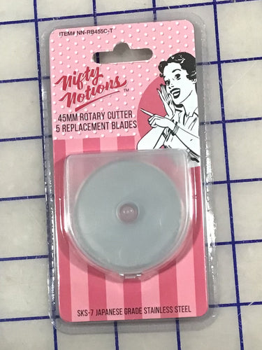 Nifty Notions 45mm Rotery Blades 5ct