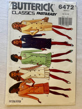 Butterick 6472 PARTIALLY CUT Suit Sizes 12-16