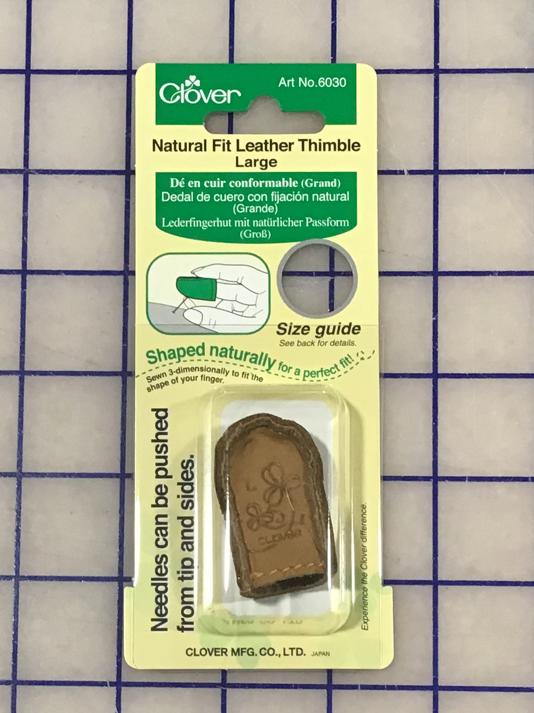 Natural Fit Leather Thimble Brown – Wee Scotty