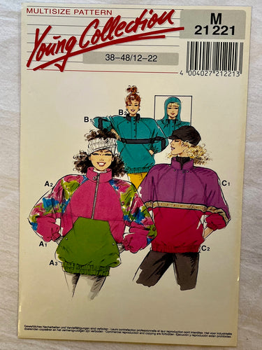 Young Collection M21221 UNCUT Adult Casual/Athletic Wear Sizes Sizes 12-22