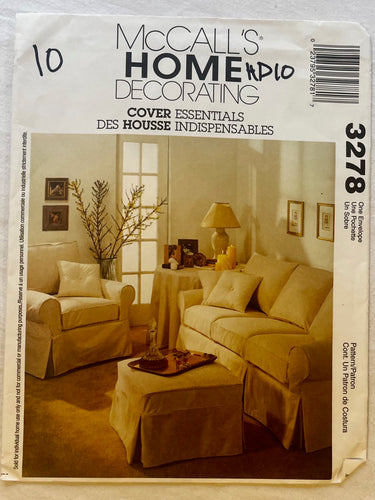 McCall's Home Decorating 3278 UNCUT Home/Accessories