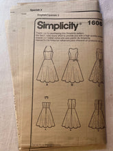 Simplicity 1606 CUT Misses Dress Size 10
