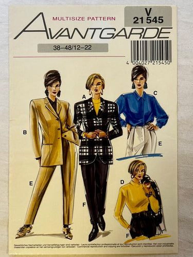 Avantgarde V21545 UNCUT Suit Sizes 12-22