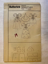 Butterick P481 CUT Kids Costumes Size 8
