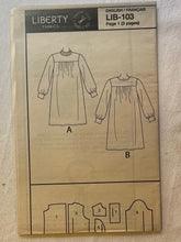 Liberty Fabrics Bertie Shift Dress UNCUT Misses Dress Sizes 6-22