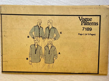 Vogue 7189 UNCUT Men's Wear Size 38