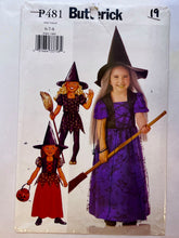 Butterick P481 CUT Kids Costumes Size 8