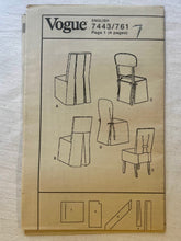 Vogue Patterns for Living 7443 UNCUT Home/Accessories