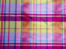 Silk Taffeta 60" Bright Plaid