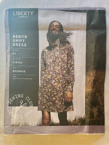 Liberty Fabrics Bertie Shift Dress UNCUT Misses Dress Sizes 6-22